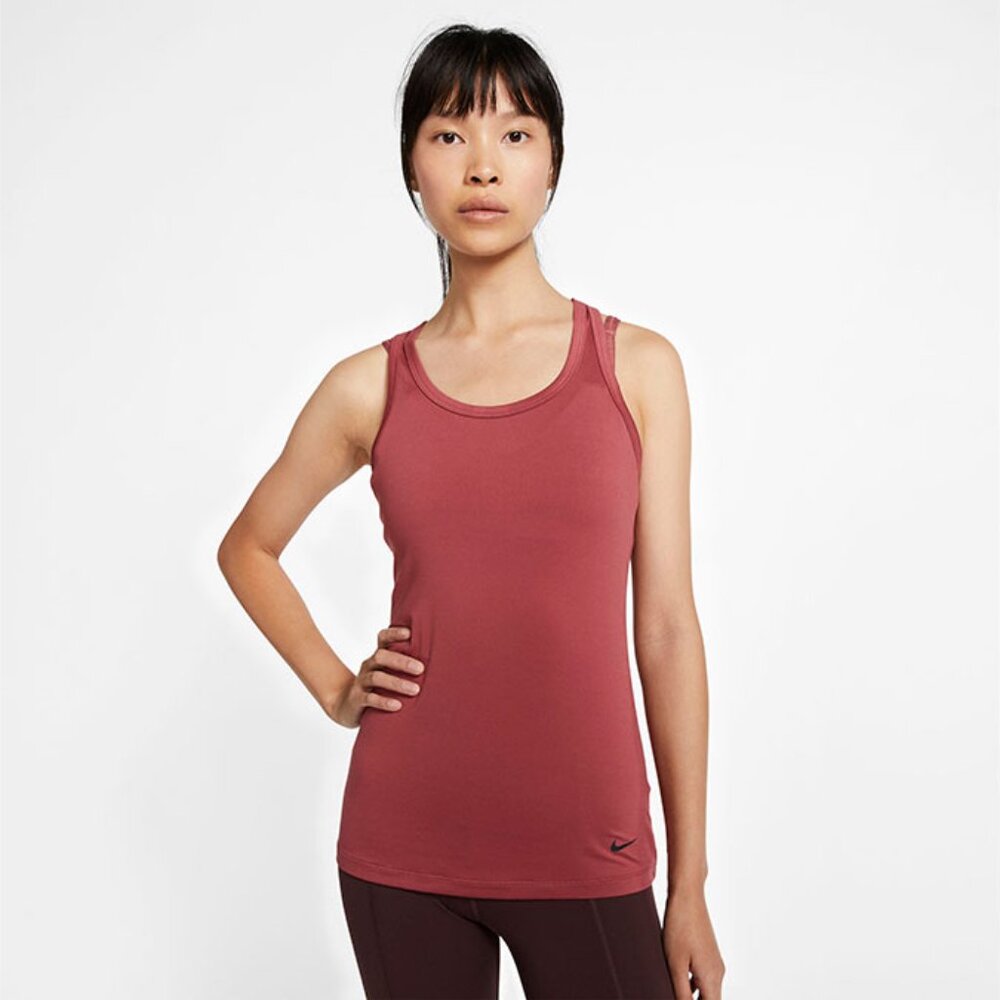 Nike Get Fit Dri-Fit Training Tank Top Cedar (Red) / Black - Small